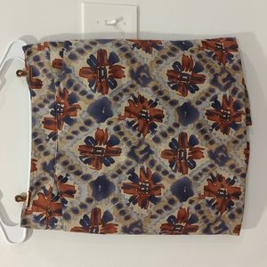 Banana Republic Factory abstract floral print skirt, size 2